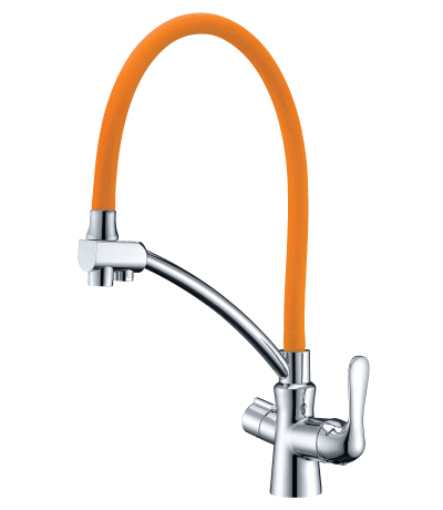 Смеситель для кухни Lemark Comfort LM3070C-Orange оранжевый хром flexi new comfort xs ремень 3м до 12 кг красный