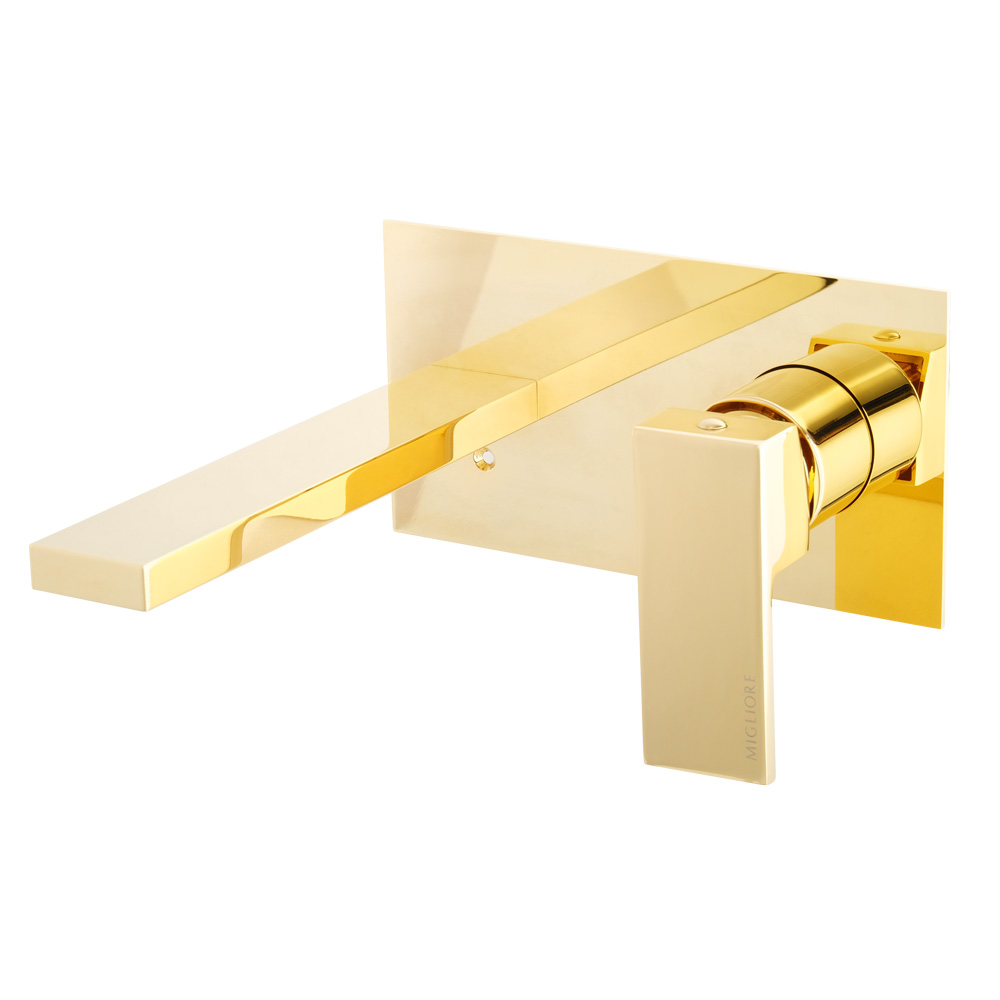 Смеситель для раковины Migliore Kvant Gold 25396 золото смеситель для раковины migliore