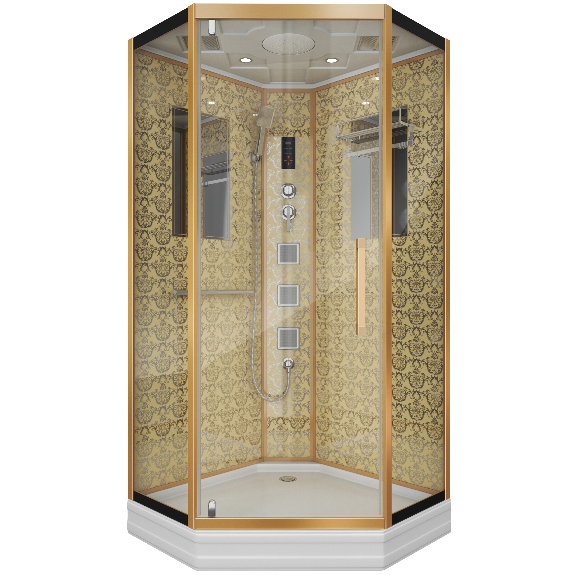 Душевая кабина Niagara Luxe NG-7717G 100x100 душевая дверь royal bath