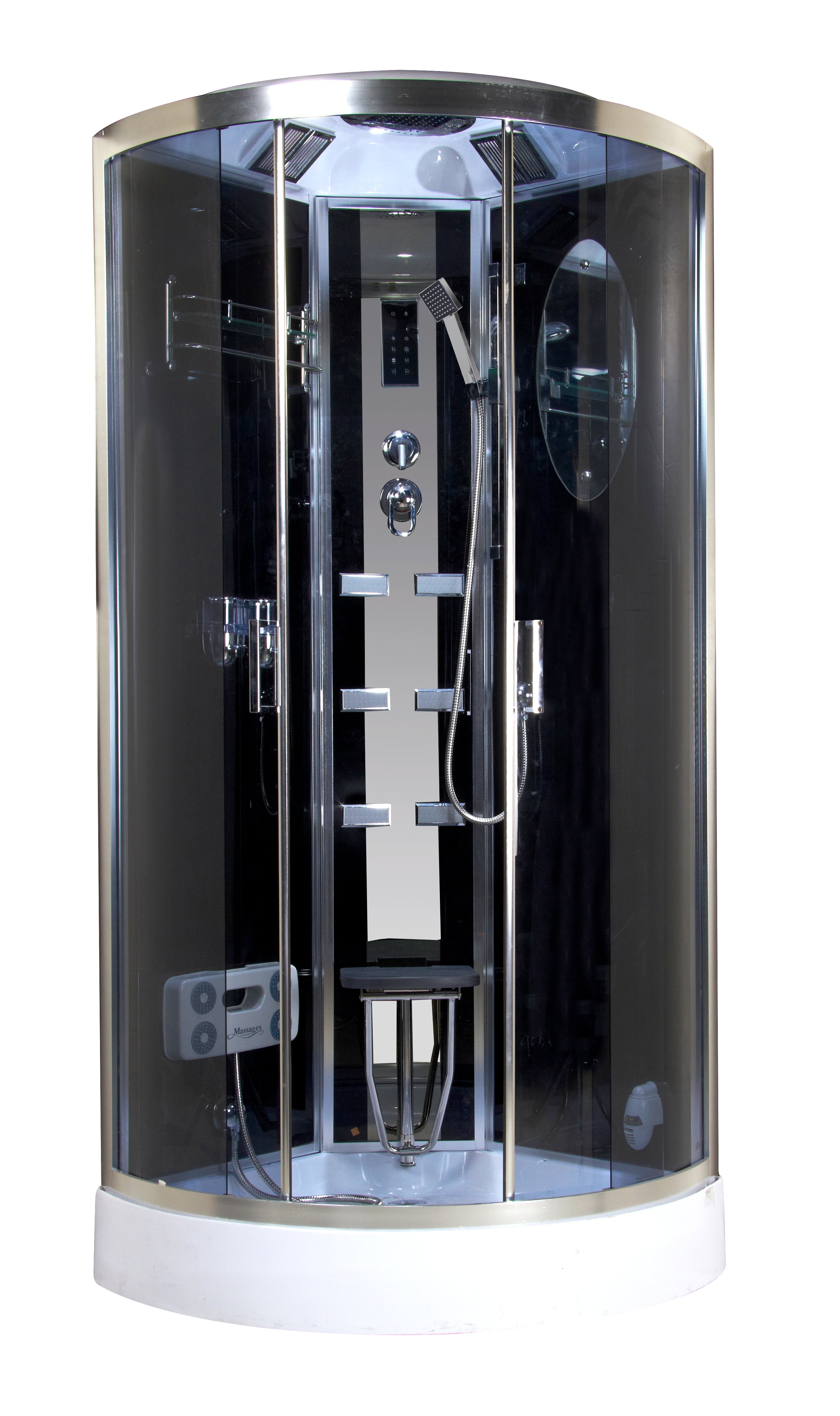 Душевая кабина Niagara Ultra NG-902-01 100x100 без бани душевая дверь wasserkraft