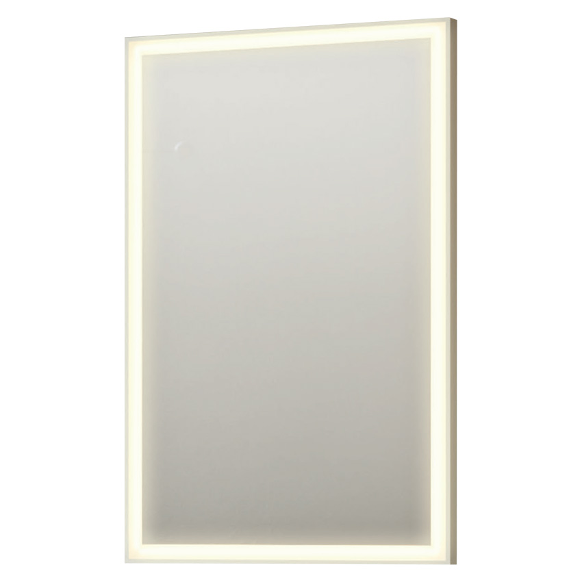 Зеркало с подсветкой ORKA Cube 65 см 3000368 белое матовое