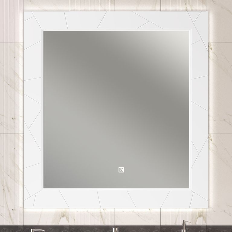 Зеркало с подсветкой Opadiris Луиджи 00-00004259 100 см, белый матовый