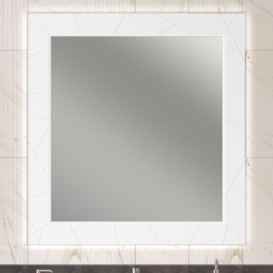 Зеркало с подсветкой Opadiris Луиджи 100 см 00-00006548 белое матовое