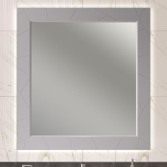 Зеркало с подсветкой Opadiris Луиджи 90 см 00-00006559 серое матовое