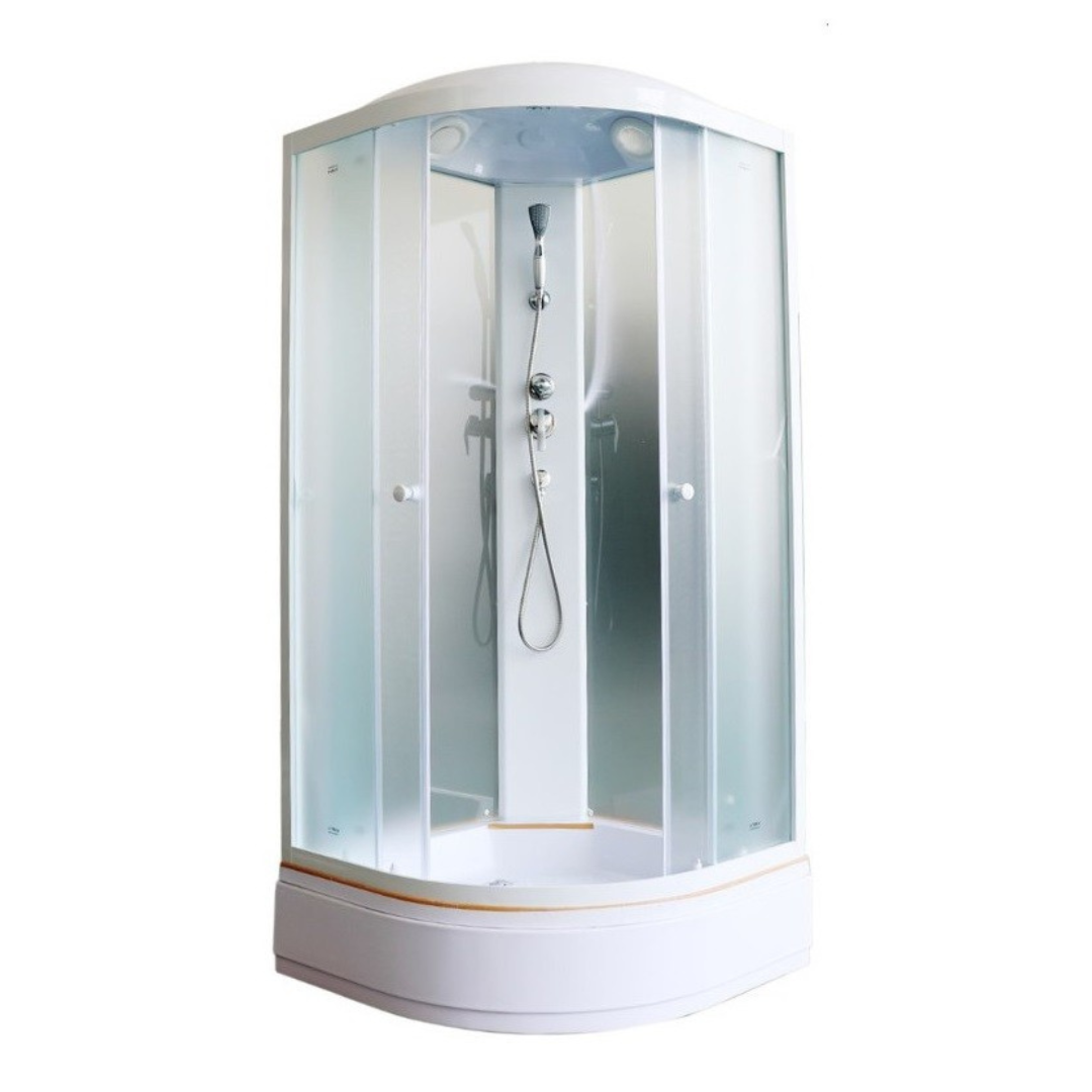 Душевая кабина Parly Effect 90х90 EFM921 стекло матовое, профиль белый туалет средний с сеткой 36 х 26 х 6 5 см белый