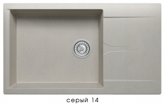 Кухонная мойка Polygran Gals-862 серый