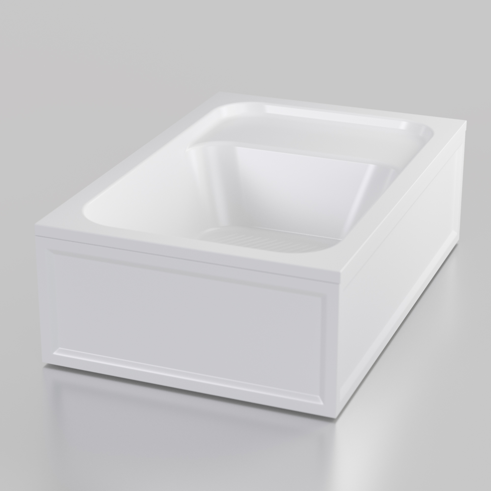 Душевой поддон RGW Acryl 120x80 BC/L белый туалет глубокий с сеткой 36 х 25 х 9 см белый