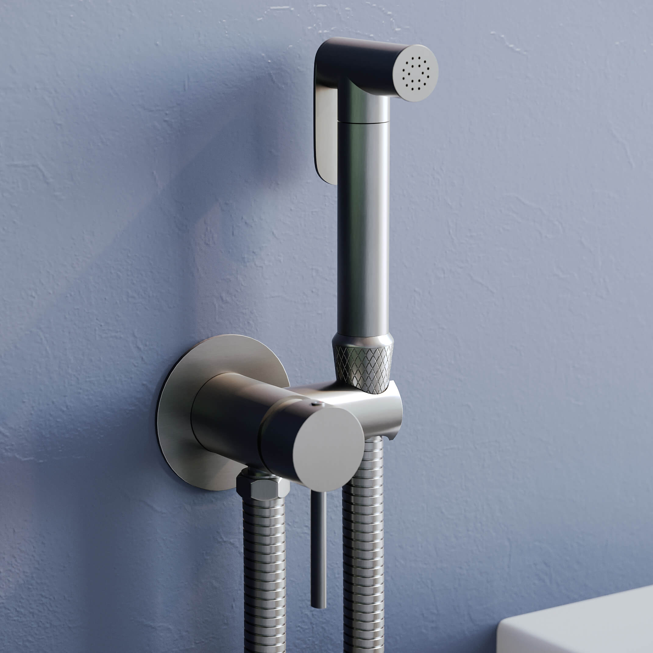 гигиенический душ со смесителем rgw shower panels sp 211b Гигиенический душ со смесителем RGW Shower Panels SP-211Gr серый