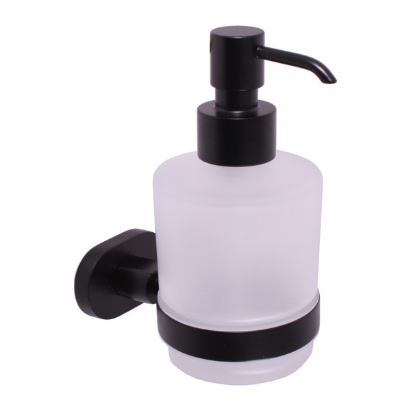 Диспенсер для жидкого мыла Rav Slezak Yukon YUA0303CMAT чёрный диспенсер для антисептика жидкого мыла механический 370 мл пластик белый