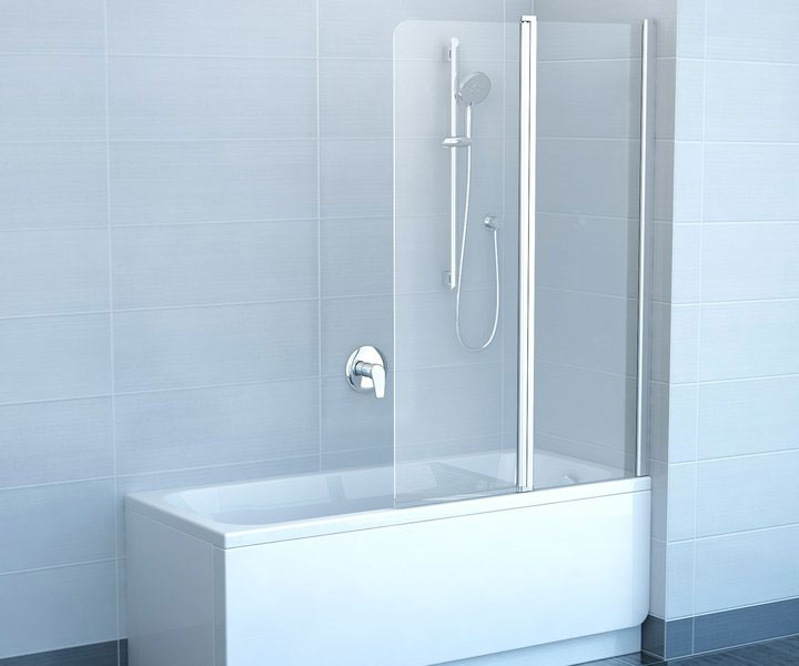 Шторка для ванны Ravak Chrome CVS2-100 White L
