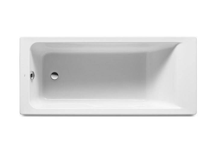 Акриловая ванна Roca Easy 170x75 прямоугольная белая ZRU9302899 подставка для кухонных принадлежностей 32x12 см 3 отд солома прямоугольная slant