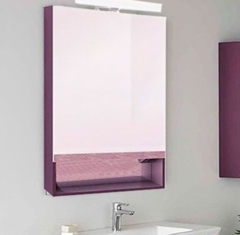 Зеркальный шкаф Roca Gap 60 фиолетовый Z.RU93.0.275.1 зеркальный шкаф azario