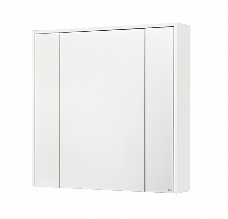 Зеркальный шкаф Roca Ronda 80 бетон/белый глянец Z.RU93.0.300.9 зеркальный шкаф 68х80 см белый глянец l bellezza пегас 4610411002010