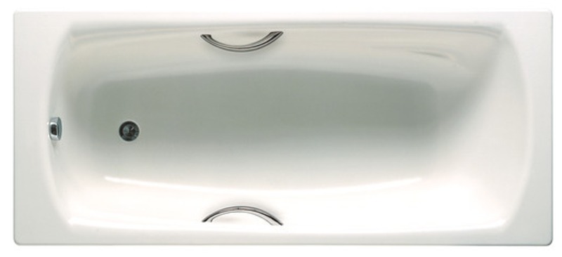 Стальная ванна Roca Swing 170x75 с отверстиями для ручек, 2,4мм, anti-slip 2201E0000, цвет нет 7.2201.E.000.0 - фото 3