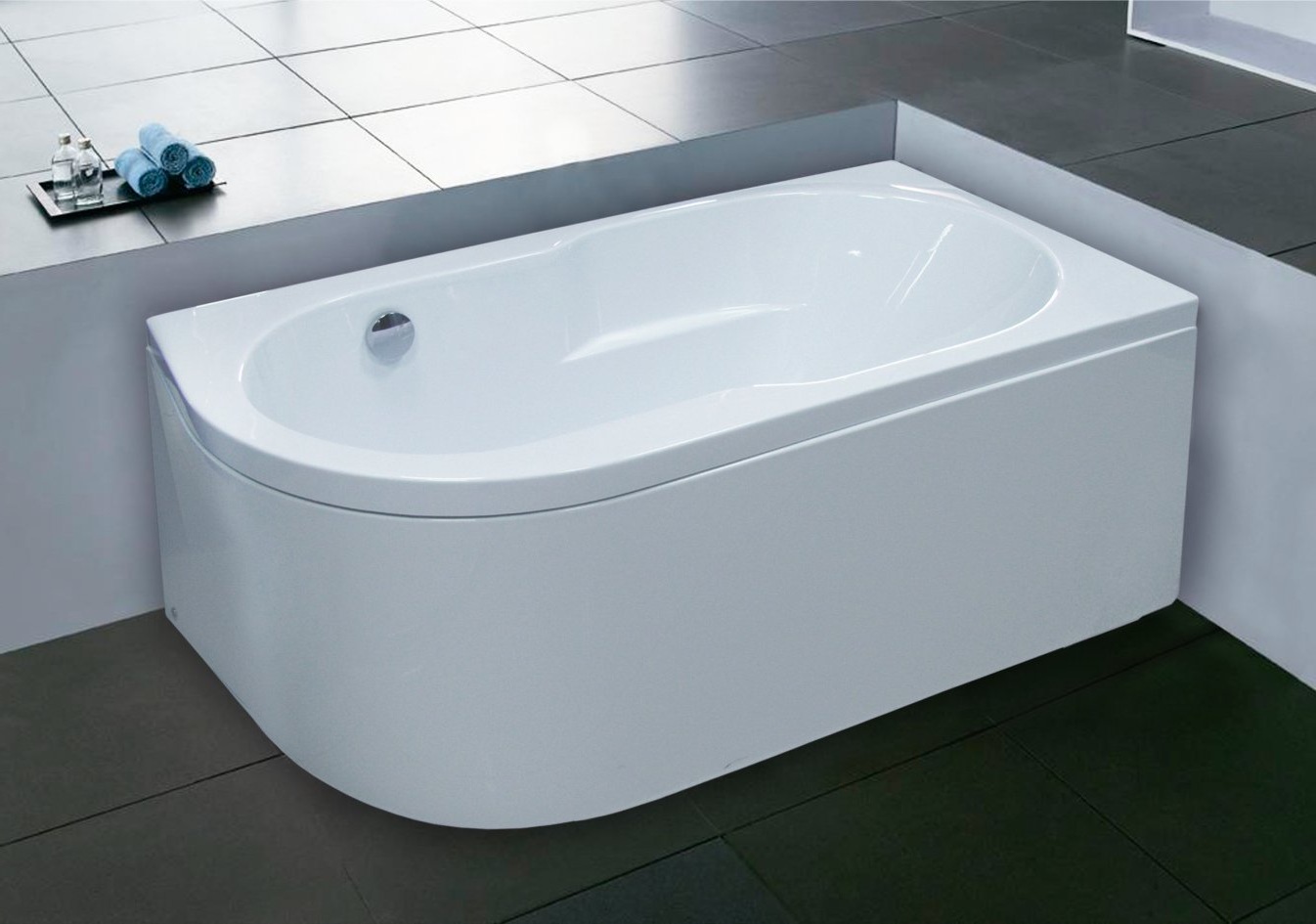 Акриловая ванна Royal Bath Azur 140x80 R, цвет нет RB614200R - фото 2