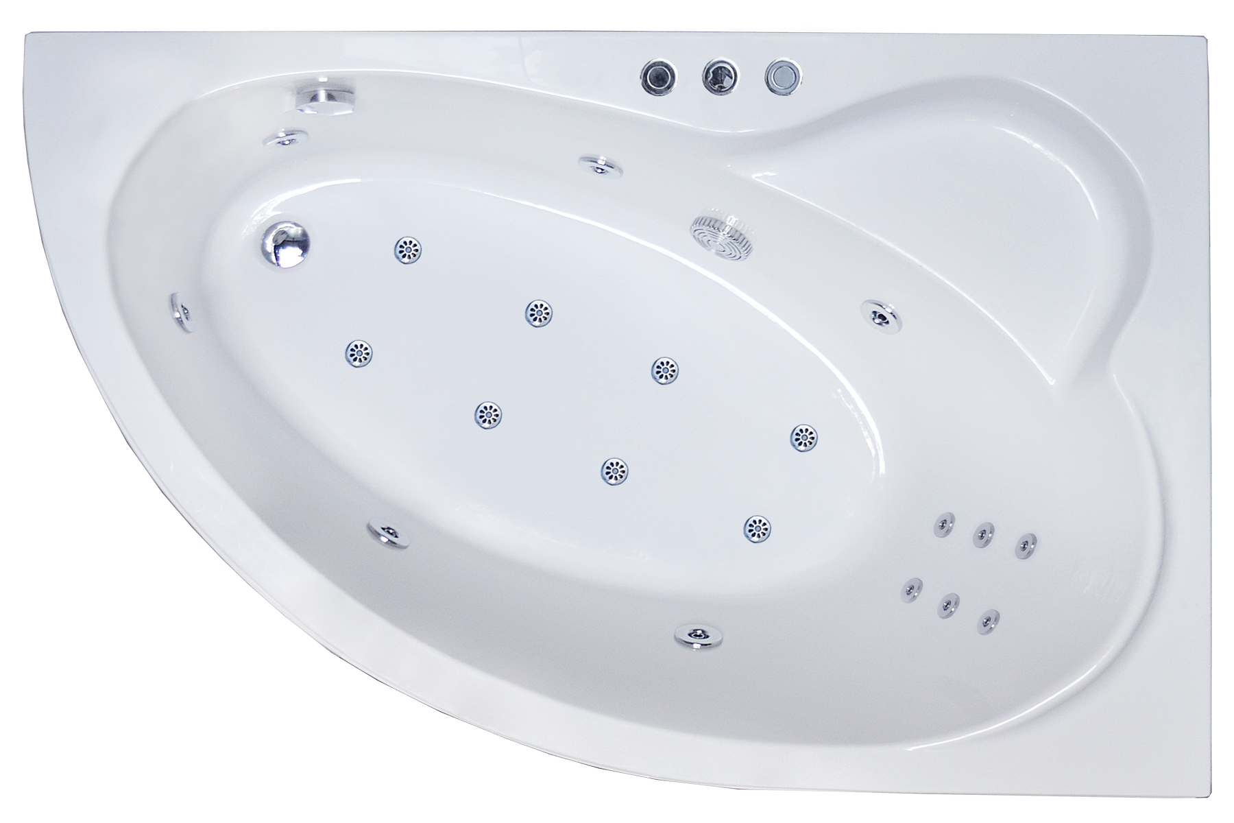 Гидромассажная ванна Royal Bath Alpine De Luxe 150x100 R