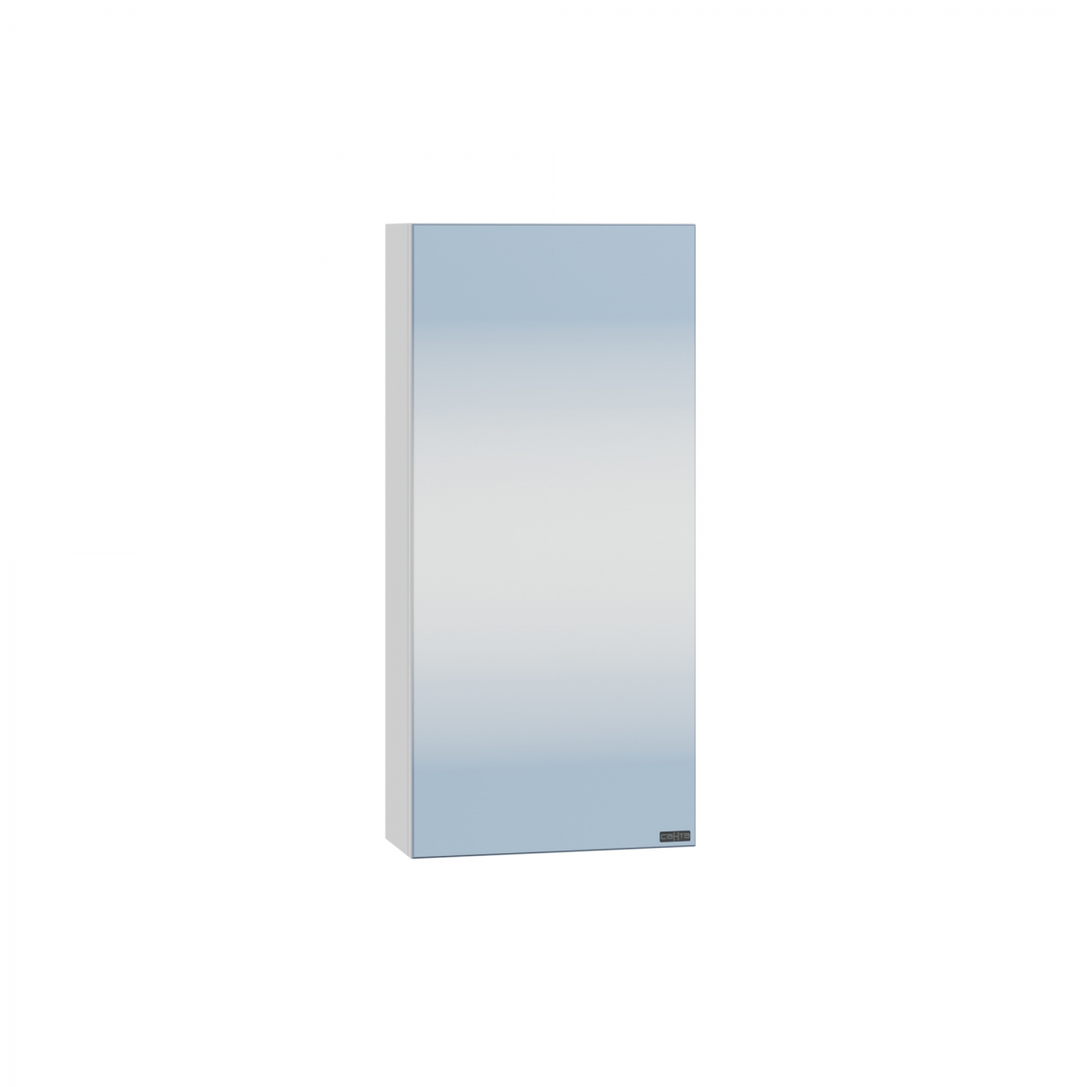 Зеркальный шкаф СанТа Аврора 30 см 700330 подвесной, белый зеркальный шкаф континент