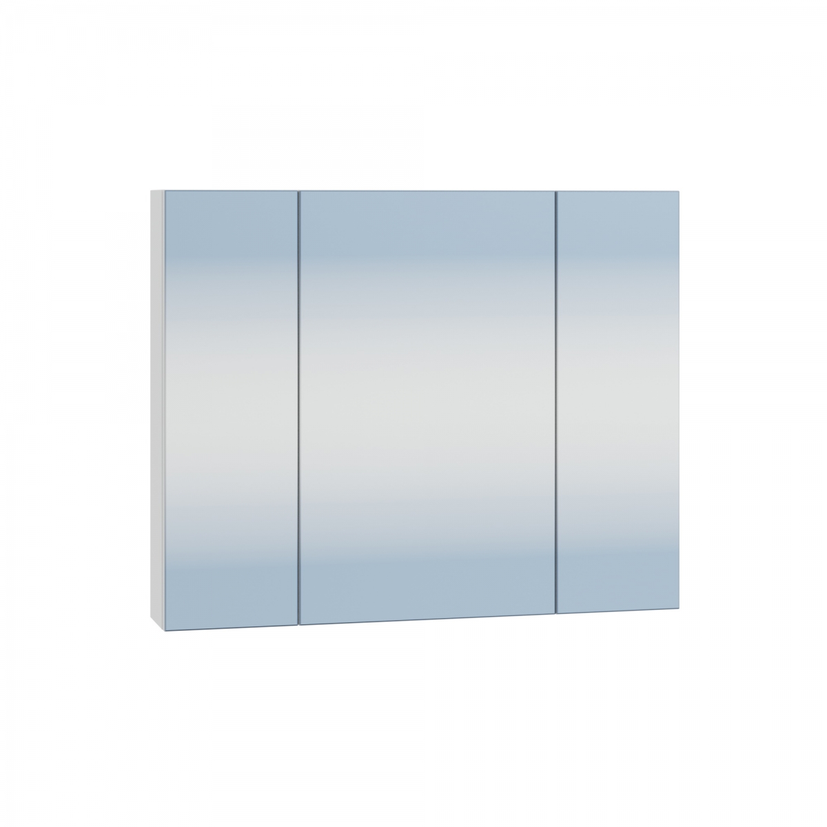 Зеркальный шкаф СанТа Аврора 80 см 700348 подвесной, белый зеркальный шкаф санта