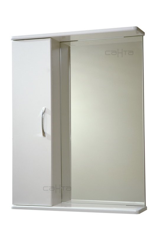 Зеркальный шкаф СанТа Прима 50 Универсальное зеркальный шкаф sintesi