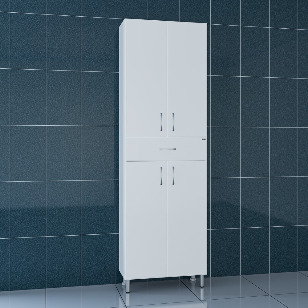 Пенал СанТа Стандарт 60 см 501015 напольный, белый шкаф пенал для ванной санта марс 60 напольный светлый