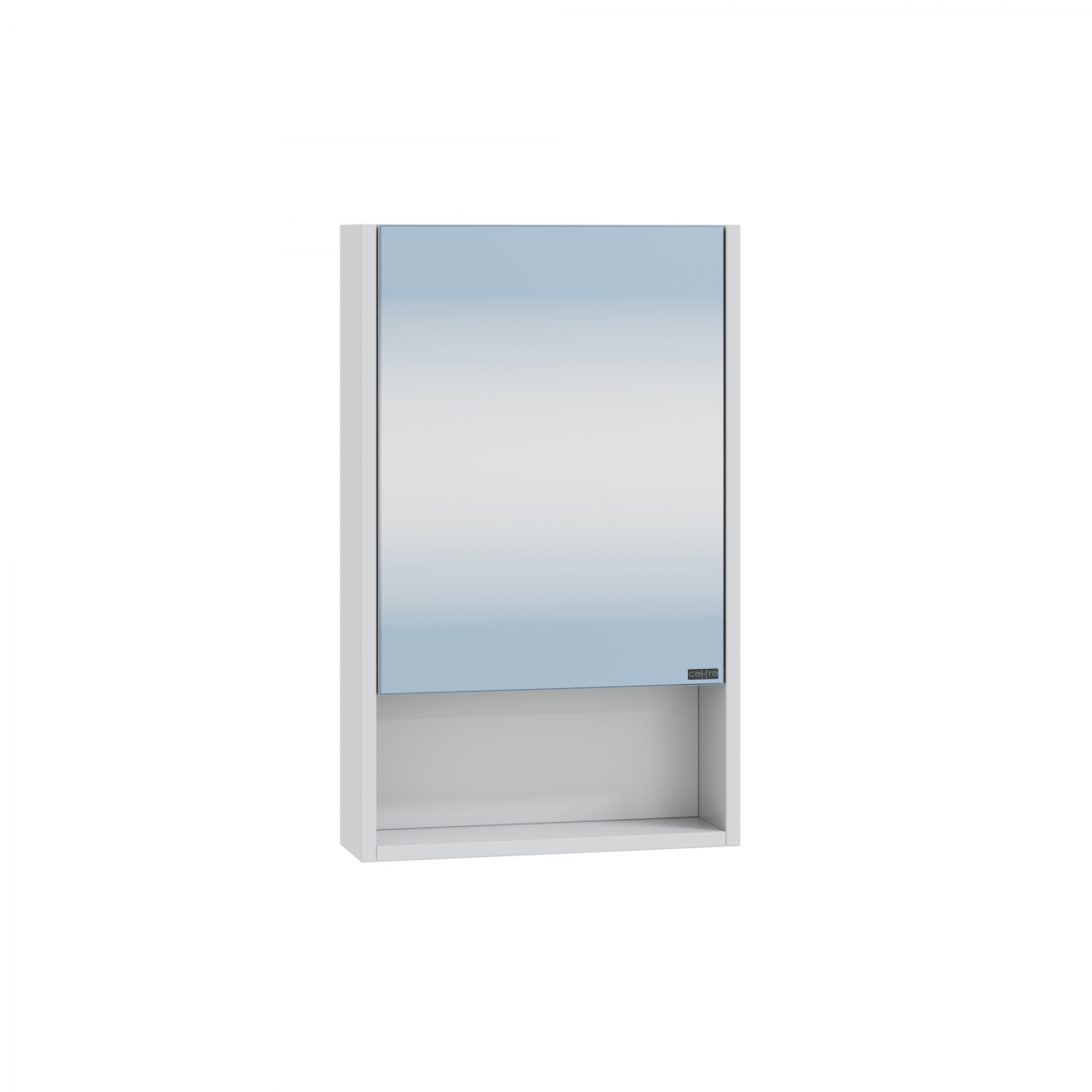 Зеркальный шкаф СанТа Сити 40 см 700335 подвесной, белый