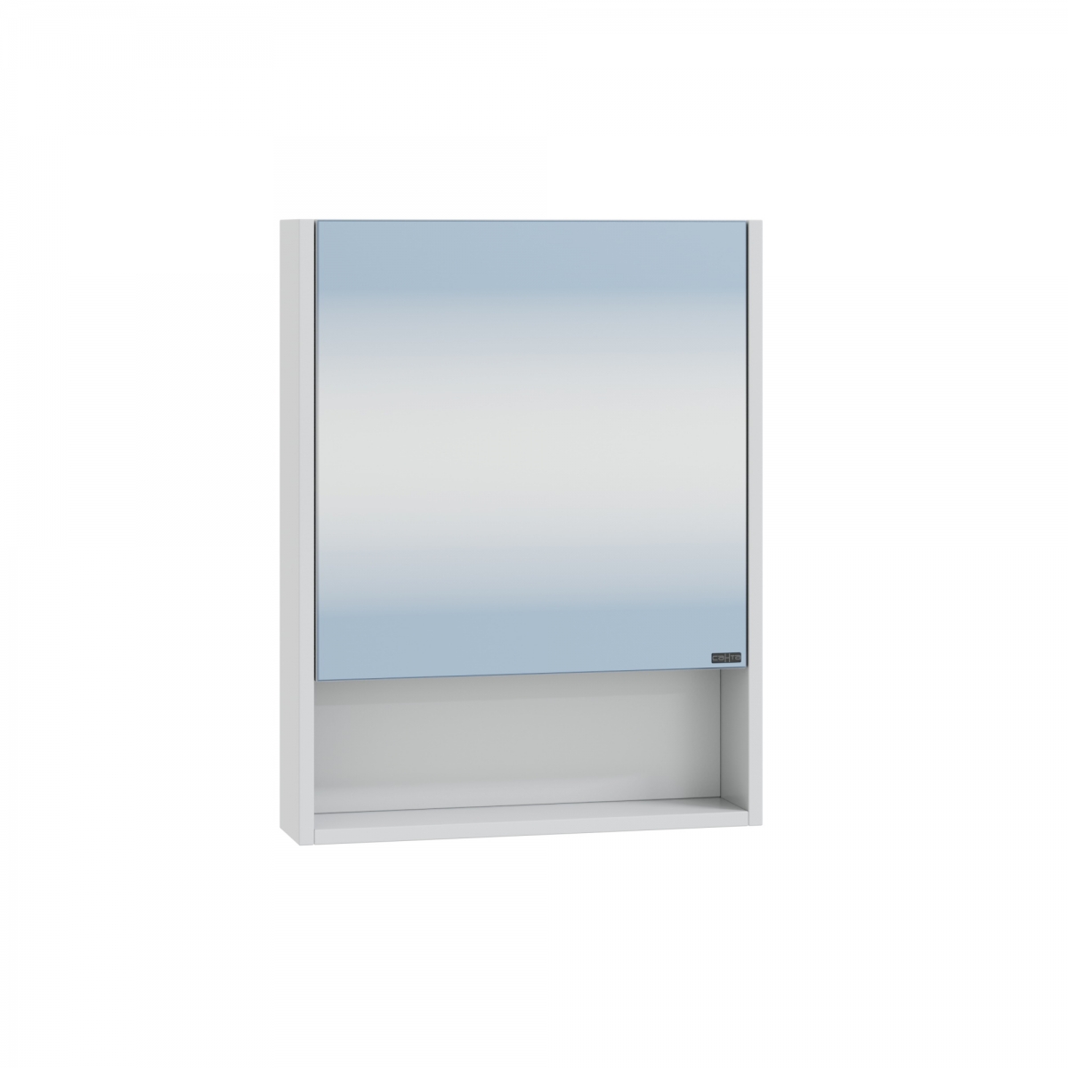 Зеркальный шкаф СанТа Сити 50 см 700336 подвесной, белый - фото 1