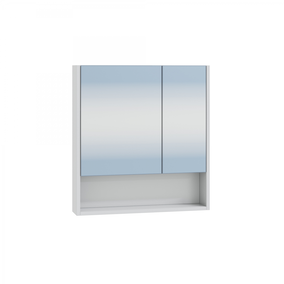 Зеркальный шкаф СанТа Сити 60 см 700337 подвесной, белый сити сб 2943 шкаф 4 х дверный с зеркалами