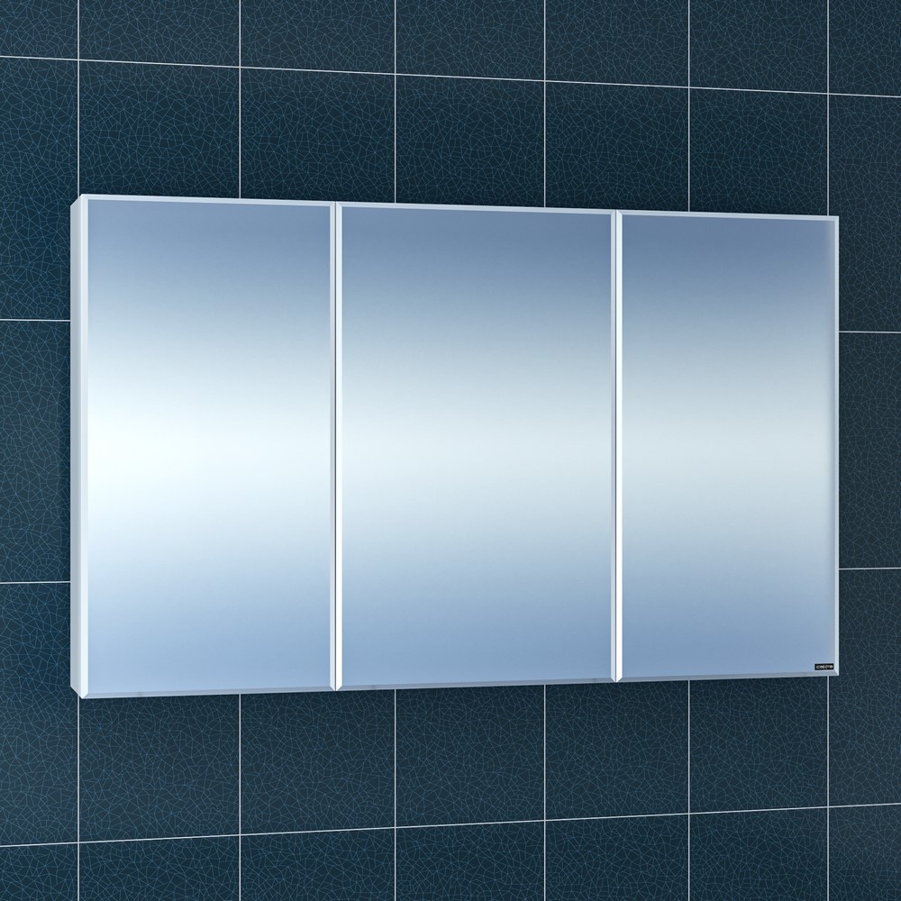 Зеркальный шкаф СанТа Стандарт 121х73 113019 зеркальный шкаф sintesi