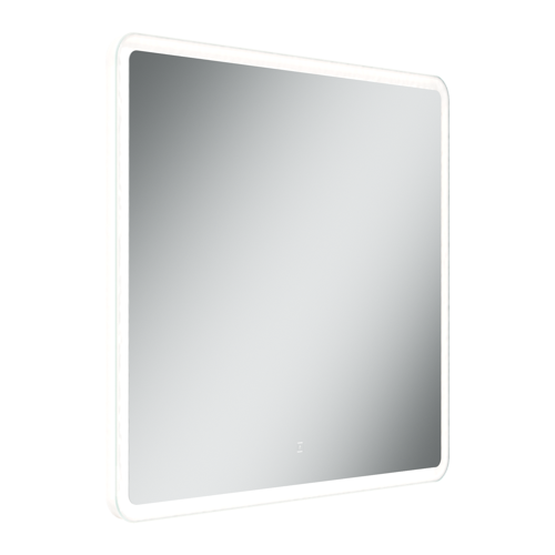 Зеркало с подсветкой Sancos Arcadia 80x70 AR800 белое зеркало для ванной акваль лофт в2 4 04 8 0 0 с полками 80x70 см цвет дуб вотан