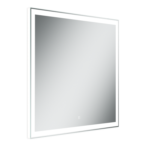 Зеркало с подсветкой Sancos City 80x70 CI800 белое зеркало для ванной акваль лофт в2 4 04 8 0 0 с полками 80x70 см цвет дуб вотан