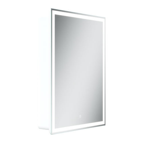 Зеркальный шкаф с подсветкой Sancos Diva 60 см DI600 белый