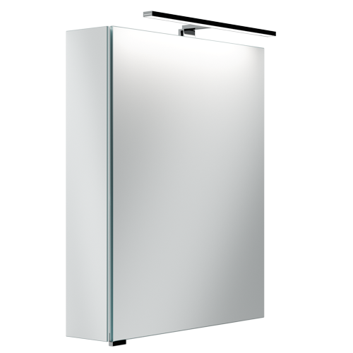 Зеркальный шкаф с подсветкой Sancos Hilton 60 см Z600 белый