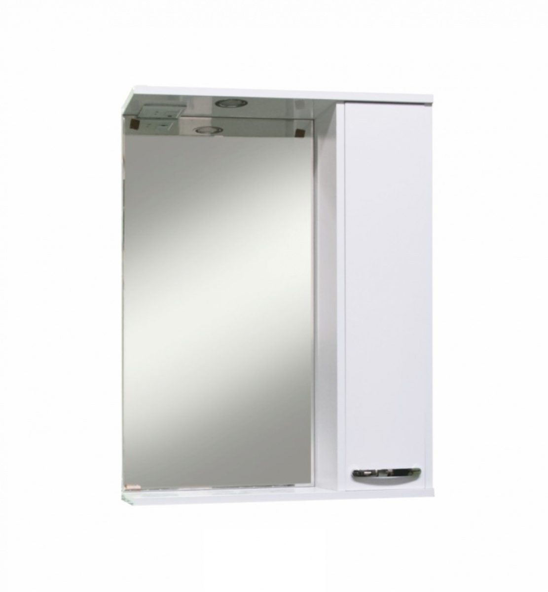 Зеркало со шкафчиком Sanita Квадро-60 белая