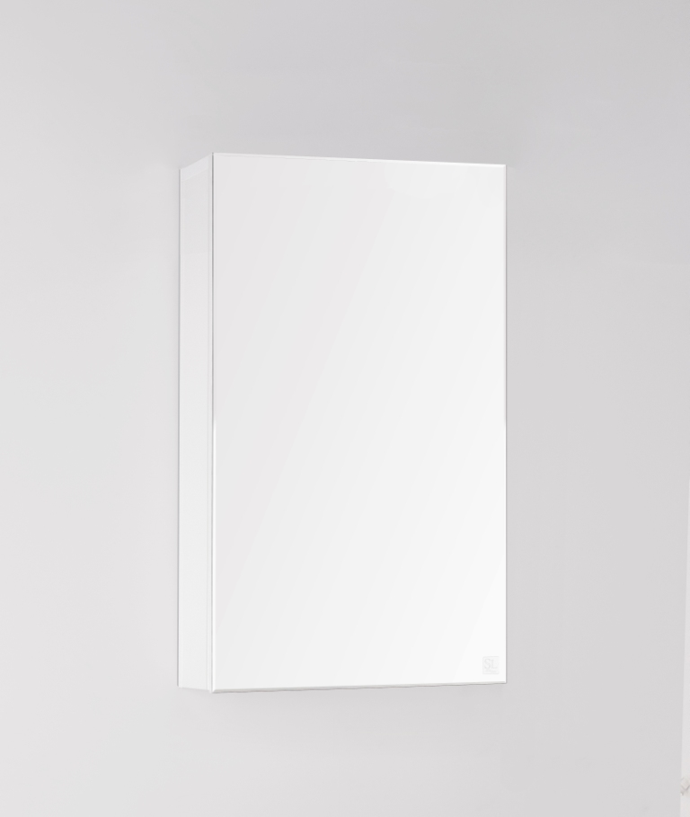 Зеркальный шкаф Style Line Стандарт Альтаир 40 белое ЛС-00000114 - фото 1