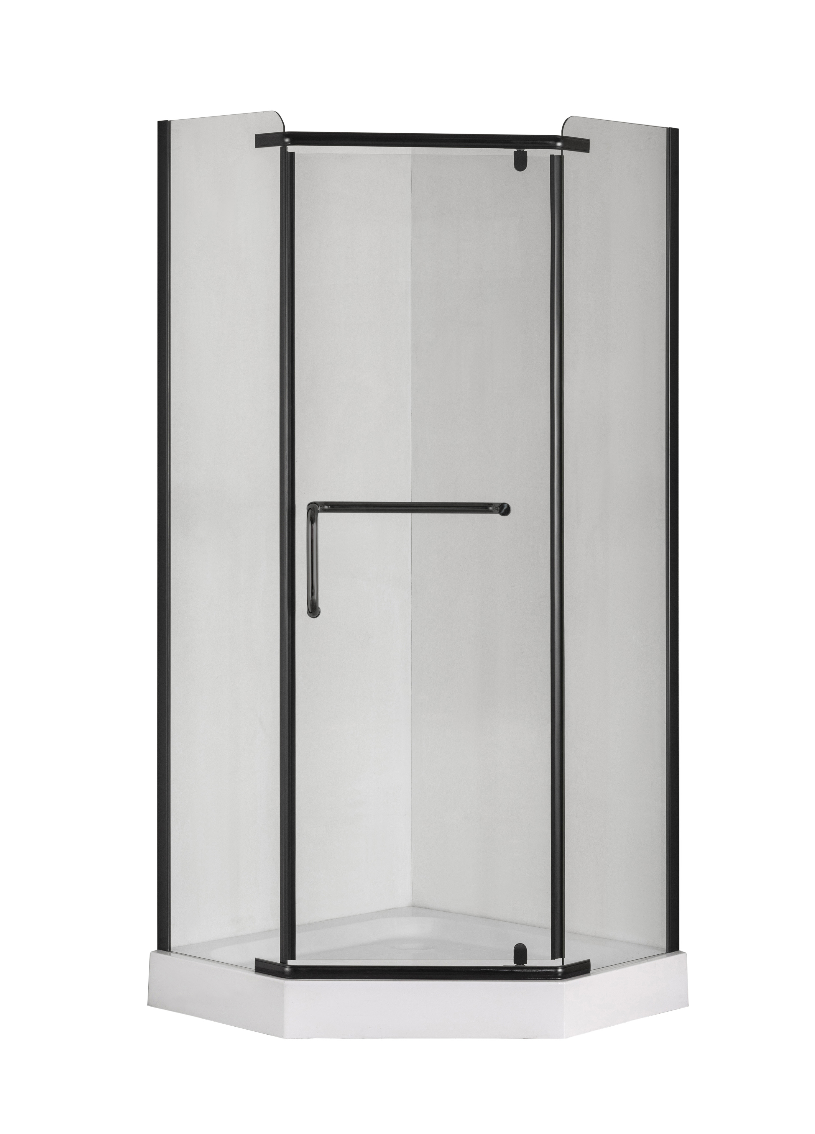 Душевой уголок Taliente 100x100 см TA-10103-1CB стекло прозрачное, профиль матовый черный