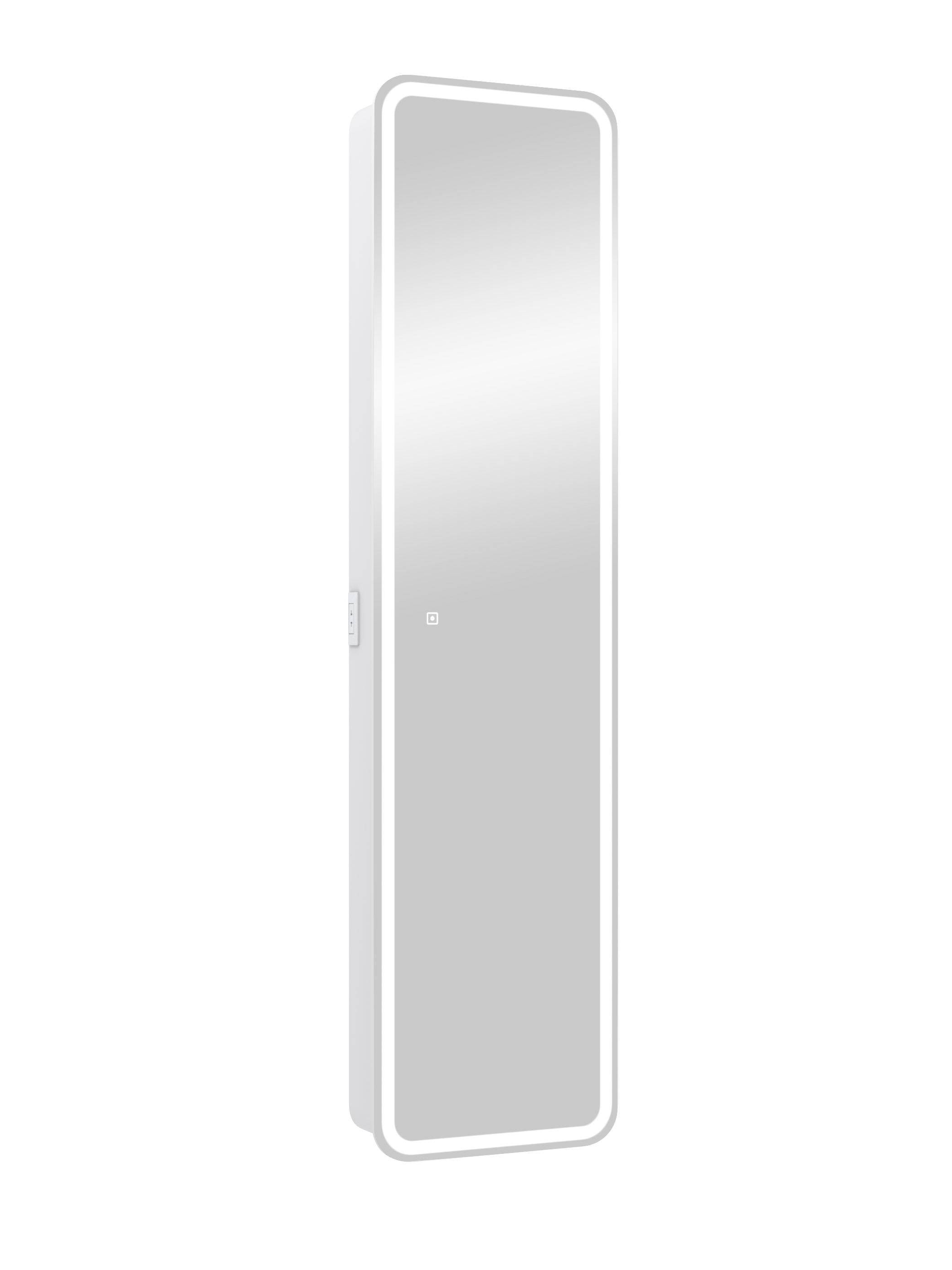 Пенал зеркальный с подсветкой Taliente CBled 40 см TA-CBled-L40160 подвесной, белый
