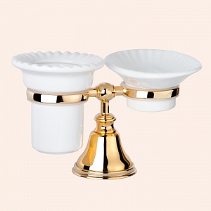 Держатель стакана Tiffany World Harmony 141 TWHA141oro держатель для кухонных принадлежностей доляна 18×12 5×12 5 см белый