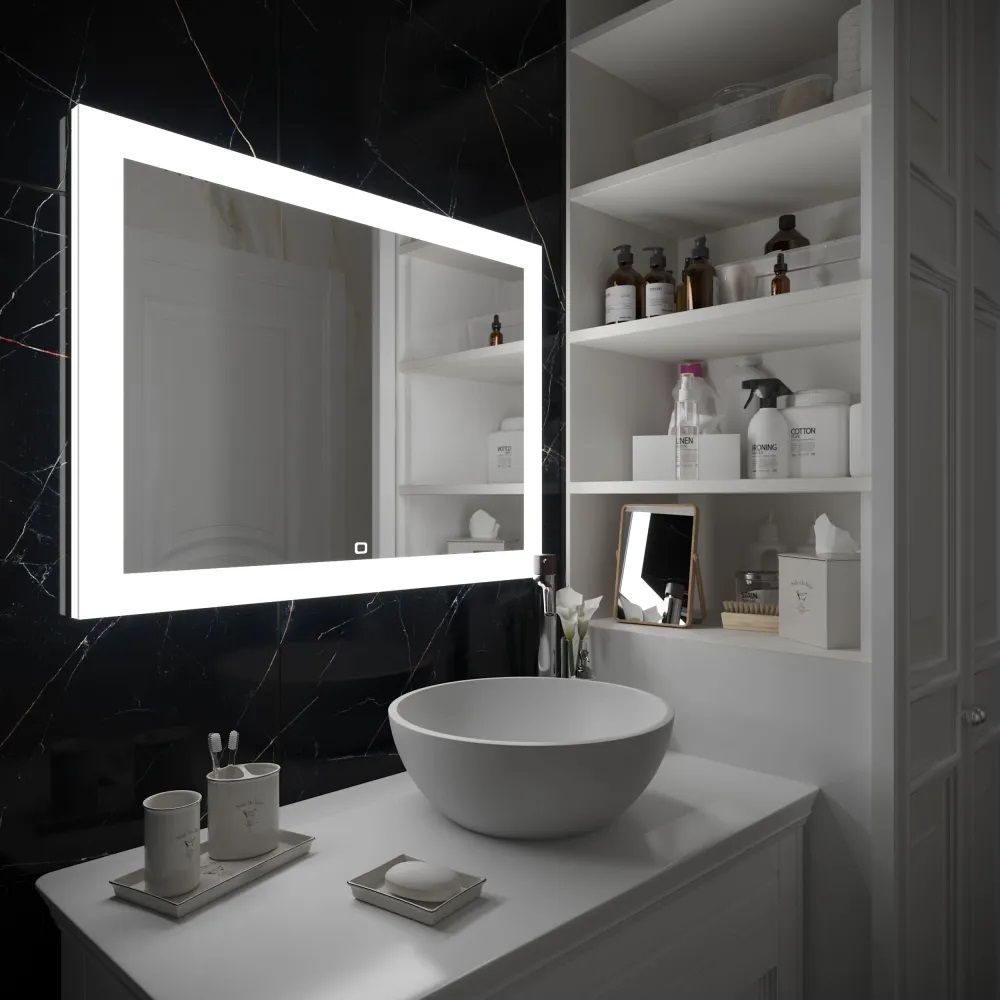 Зеркало с подсветкой Uperwood Barsa 100 см 2930205444 подвесное, белое