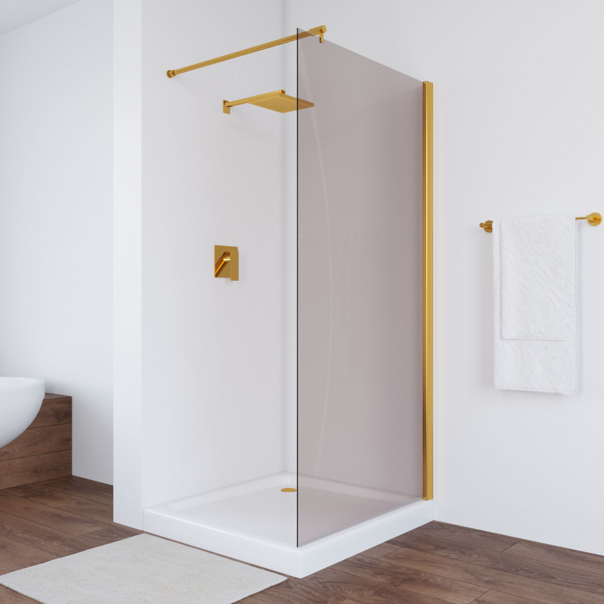 

Душевая перегородка Vegas-Glass 96x200 EAF TUR NOVO 96 09 05 профиль золото глянцевое, стекло бронза, 96x200 EAF TUR NOVO 96 09 05 профиль золото глянцевое, стекло бронза