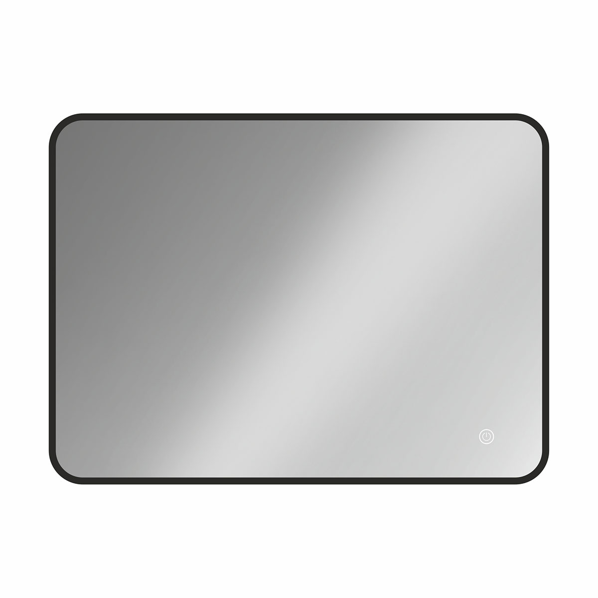 Зеркало с подсветкой Vincea  100x80 VLM-3VC100B c диммером, черное