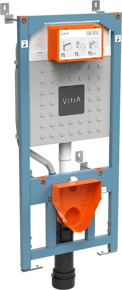 Инсталляция для унитаза Vitra 762-5800-01 инсталляция для унитаза vitra v12 762 5800 01 с кнопкой 740 0485 матовый хром