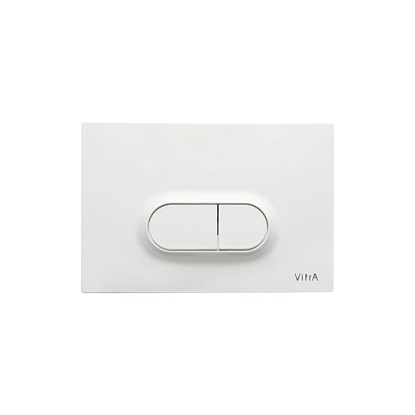 Кнопка для инсталляции Vitra Loop 740-0500 белая глянцевая