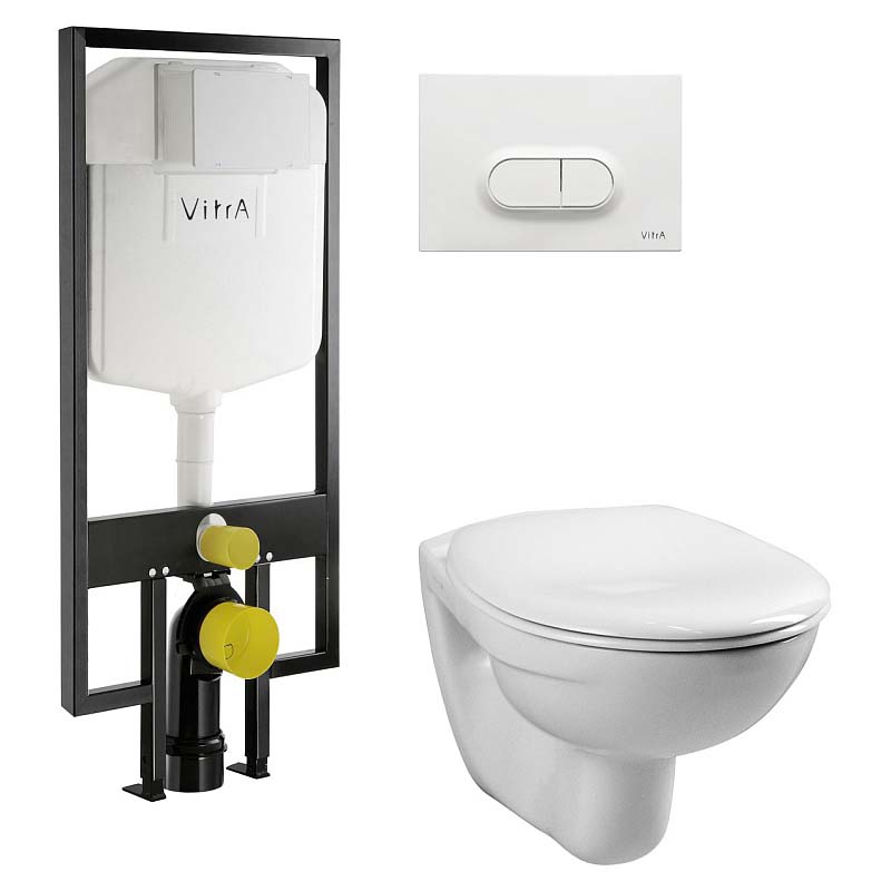 Подвесной унитаз Vitra Normus 9773B003-7201 с крышкой