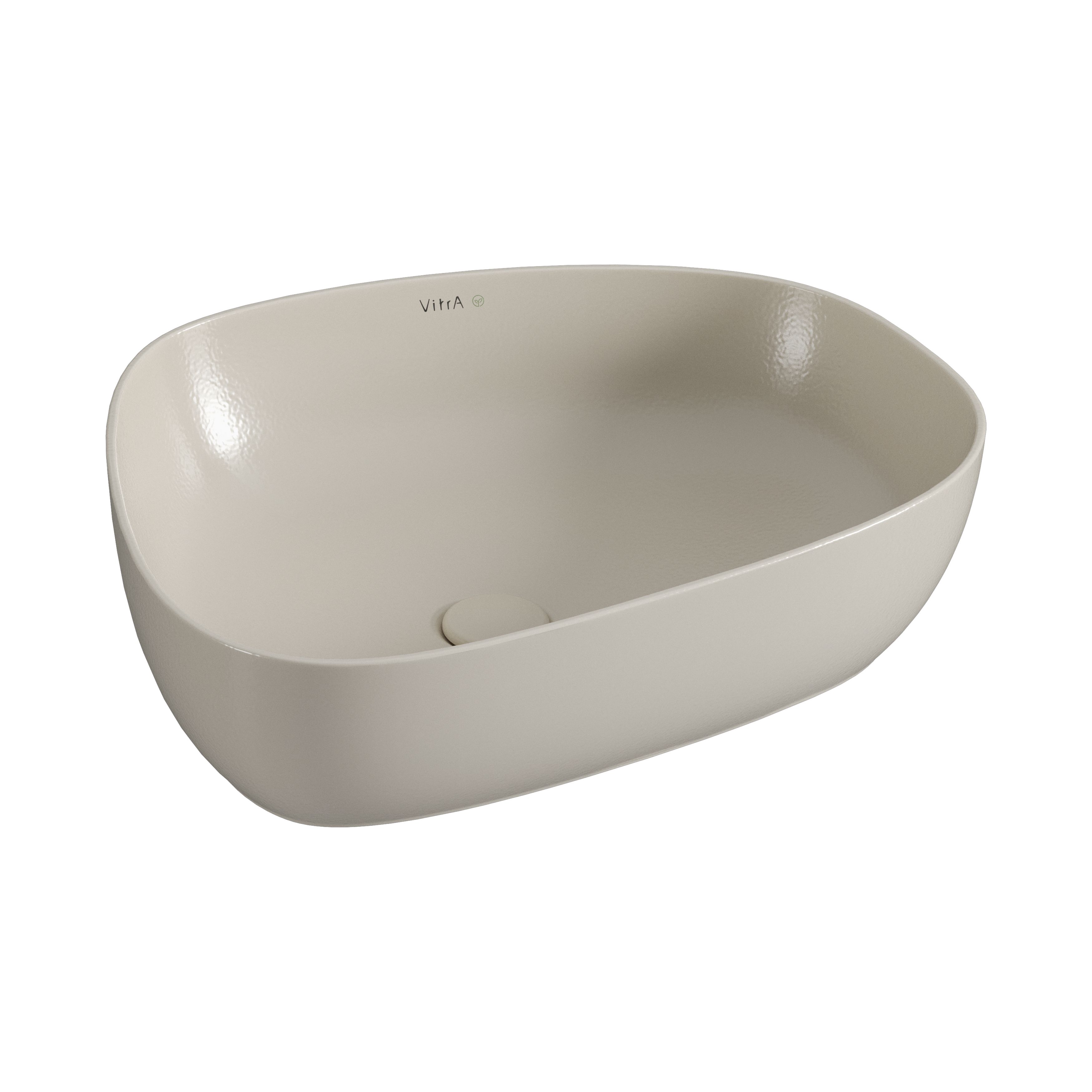 Раковина накладная Vitra Outline Recycled 57 см 7991B066-0016 матовый тауп