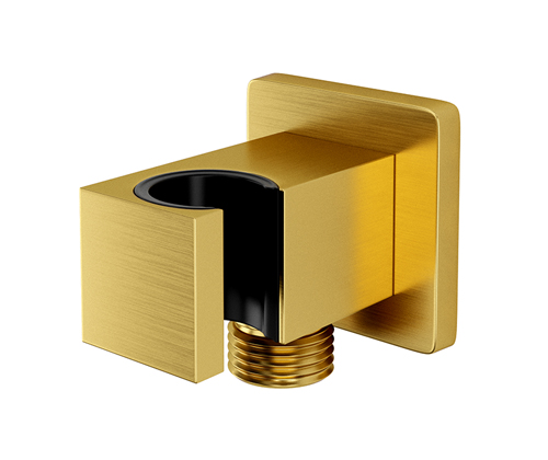 Шланговое подсоединение Wasserkraft A184 матовое золото шланговое подключение fiore